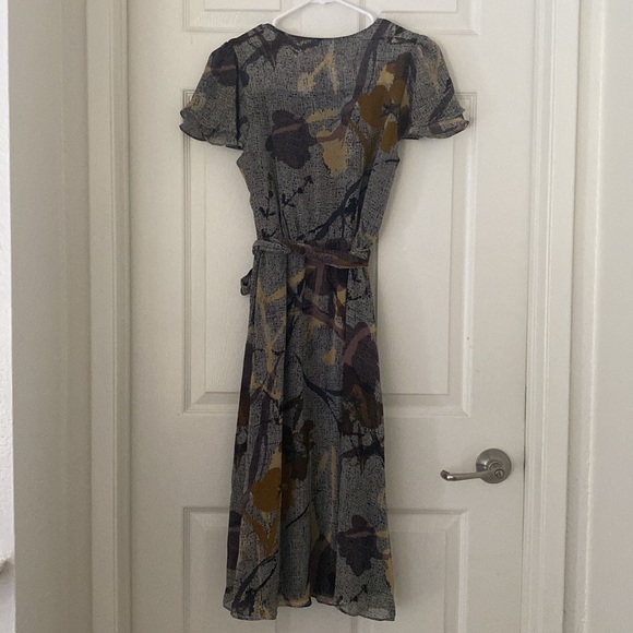Anthropologie Maeve Silk Floral Dress - Picture 12 of 13